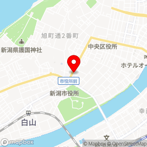 NPC24H ワンパーク新潟市役所前の地図