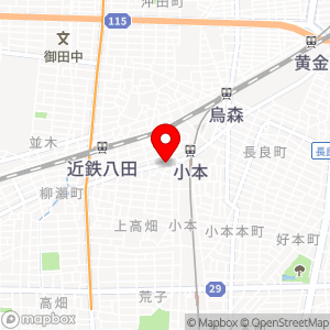 名鉄協商パーキング 小本駅前第3の地図