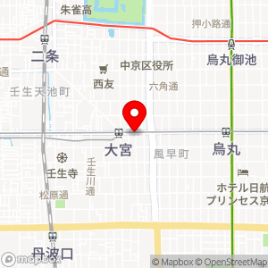 ファミリーマート 四条猪熊店の地図