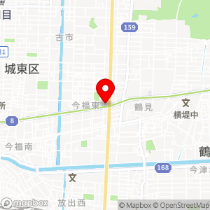 タイムズ 今福鶴見駅前の地図