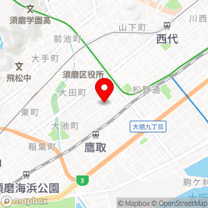 セブン-イレブン 神戸須磨大池町店の地図