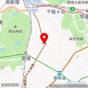 ローソン 神宮前一丁目店の地図