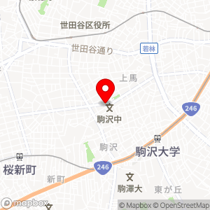 WASHハウス 世田谷駒沢2丁目店の地図