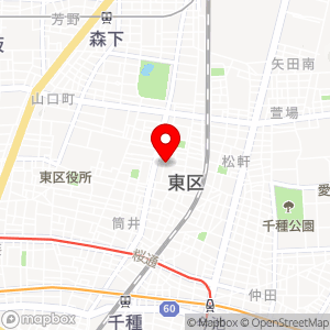 黒門町74黒門館駐車場１番駐車場の地図