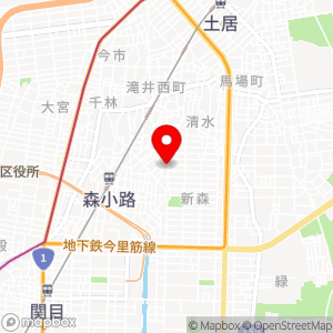 サンディ 新森店の地図