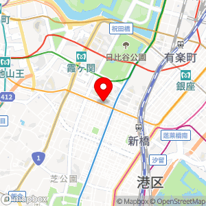 コインパーク 西新橋の地図