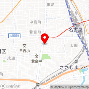 名鉄協商パーキング 黄金通の地図