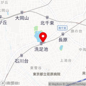 名鉄協商パーキング 大田第3洗足池駅前の地図