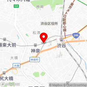 セブン-イレブン 渋谷道玄坂2丁目店の地図
