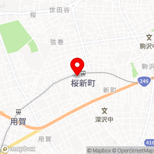 三井のリパーク 桜新町1丁目の地図