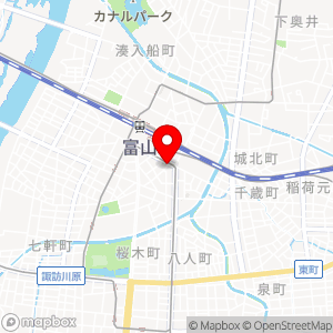 三井のリパーク 富山中央郵便局第1駐車場の地図