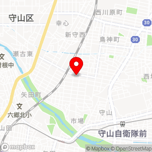 ぽかぽか温泉 新守山乃湯の地図