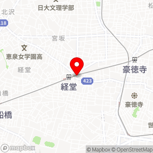 ピーコックストア 経堂店の地図