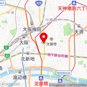 コインパーク 曽根崎2丁目(1)の地図