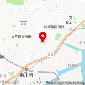 大黒屋 浜町店の地図