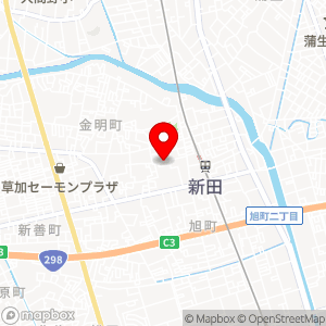 三井のリパーク 草加新田の地図