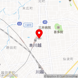 大栄パーク 本川越の地図