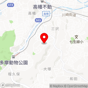 高幡台駐車場の地図