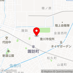 セブン-イレブン 豊川諏訪2丁目店の地図