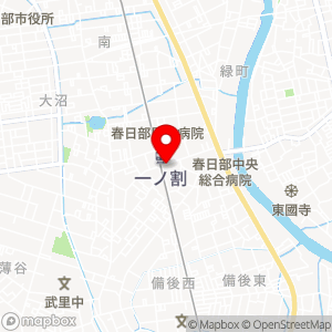 ローソンストア100 一ノ割駅前店の地図