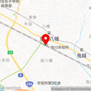 ニュー・クイック シャポー本八幡店の地図