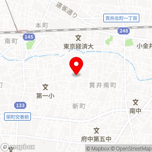 ホワイトピア さわやかピュア小金井貫井南町店の地図