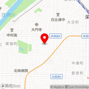 FKメルベーユ朝日駐車場の地図
