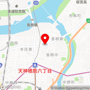 タイムズ なにわの湯の地図