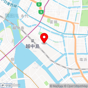 コインパーク 越中島の地図