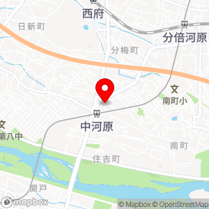 コインパーク 府中中河原の地図