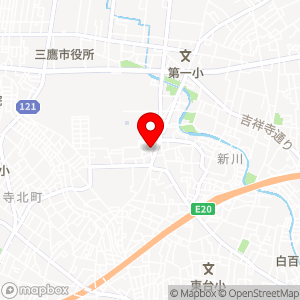 杏林大学病院前第２駐車場の地図