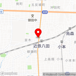 ローソン JR八田駅前店の地図