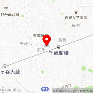 ファミリーマート 世田谷千歳通り店の地図