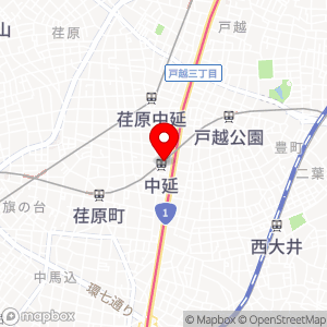 東急ストア フードステーション中延店の地図