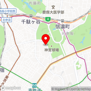 ファミリーマート 日本青年館店の地図