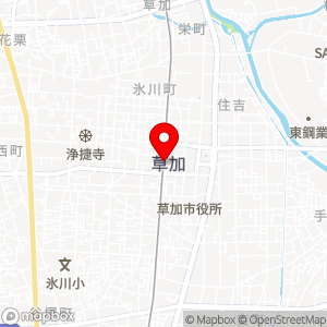 こだわりや 草加店の地図