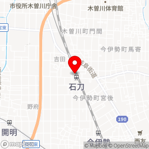 名鉄協商パーキング 石刀駅前の地図