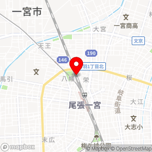 稲荷月極駐車場の地図