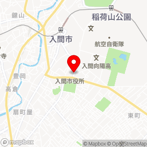 三井のリパーク 入間市役所の地図