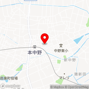 中野県営住宅駐車場の地図