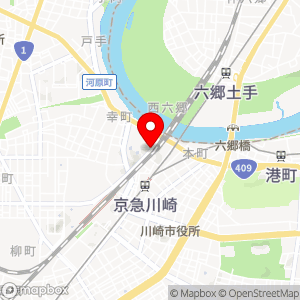 かわさきテクノピア堀川町ハイツ駐車場の地図