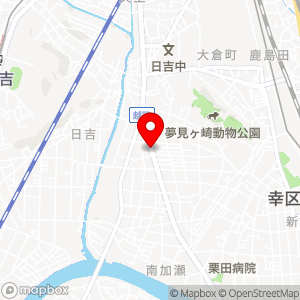 三井のリパーク 東天閣南加瀬店の地図