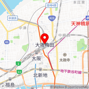 アズナス エクスプレス阪急三番街店の地図