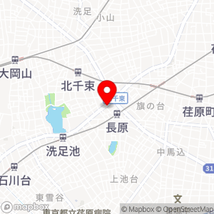 ファミリーマート 大田上池台店の地図