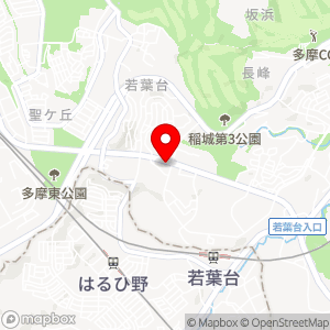 セブン-イレブン 稲城若葉台3丁目店の地図
