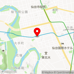 セブン-イレブン 仙台晩翠草堂前店の地図