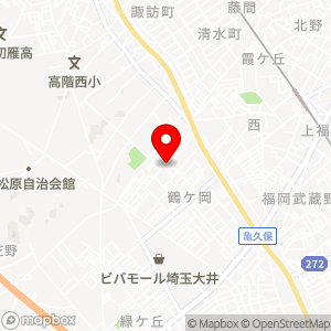 タイムパーキング ふじみ野鶴ケ岡の地図
