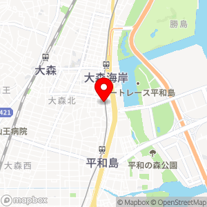 エイブルパーキング 大森北3丁目の地図