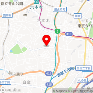 三井のリパーク 麻布十番3丁目第8の地図