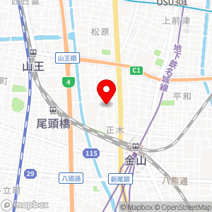名鉄協商パーキング 正木第3の地図